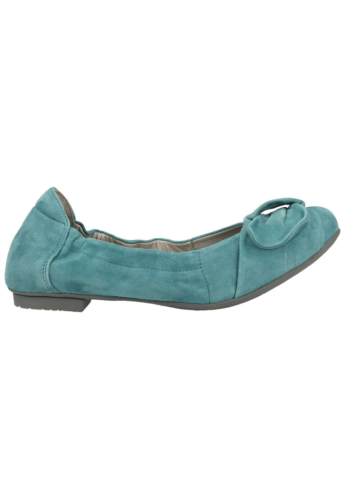 Think! Ballerinas Nubukleder Blau