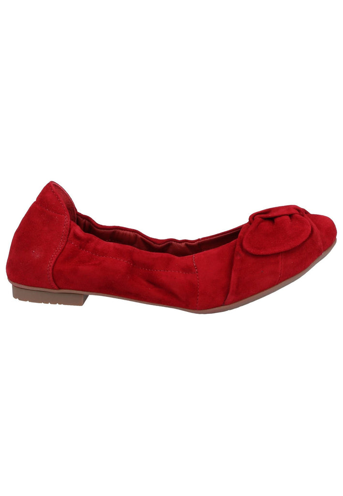 Think! Ballerinas Nubukleder Rot