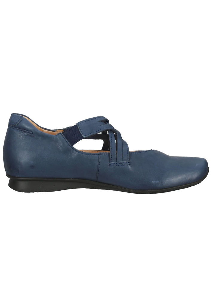 Ballerinas Think! Ballerinas Leder Blau