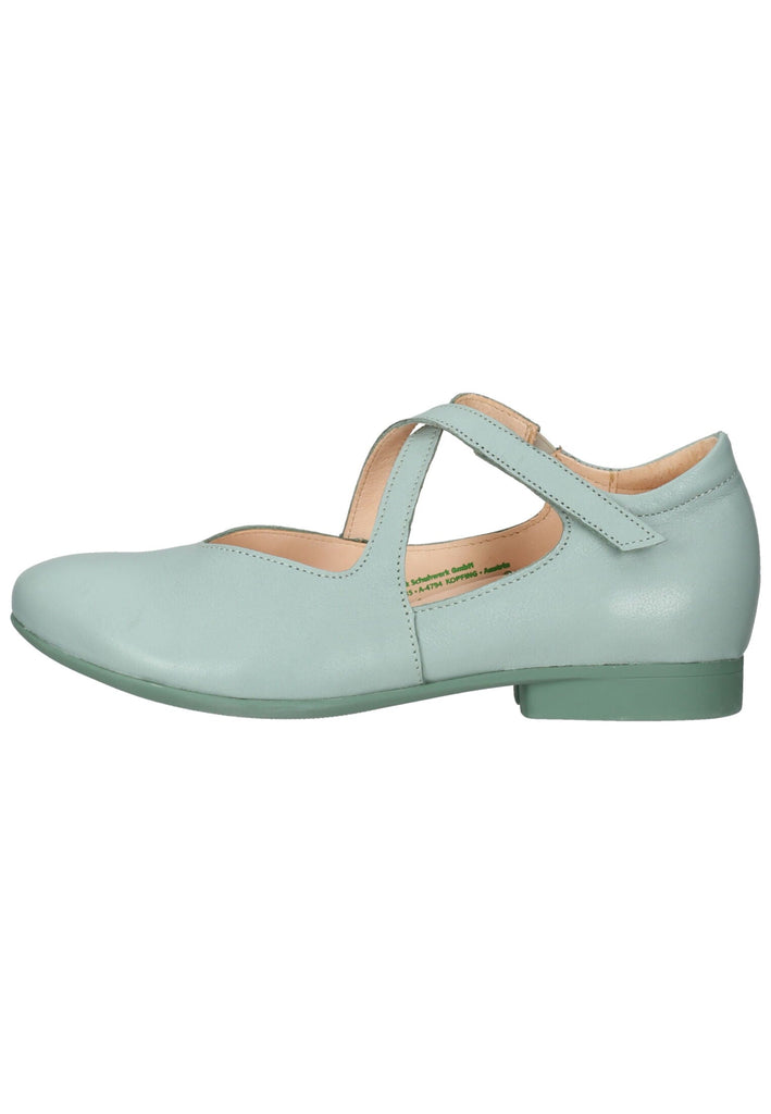 Ballerinas Think! Ballerinas Leder Hellgrün