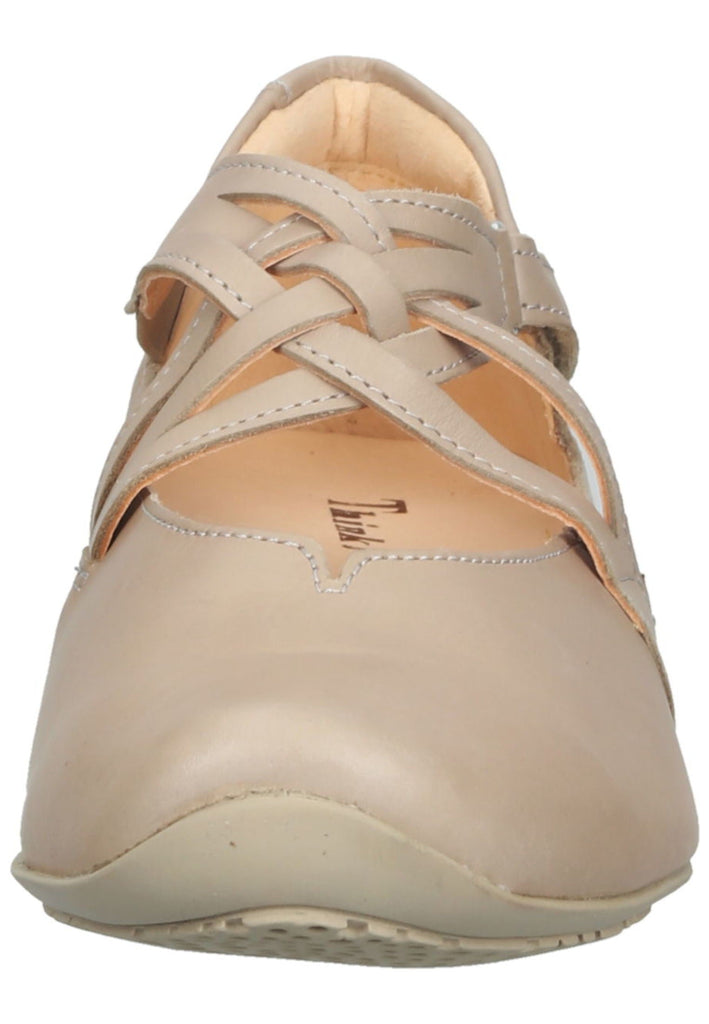 Ballerinas Think! Ballerinas Leder Taupe