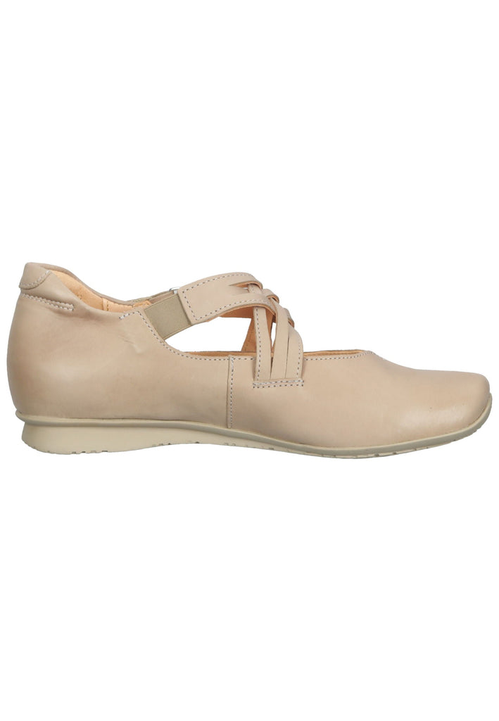 Ballerinas Think! Ballerinas Leder Taupe