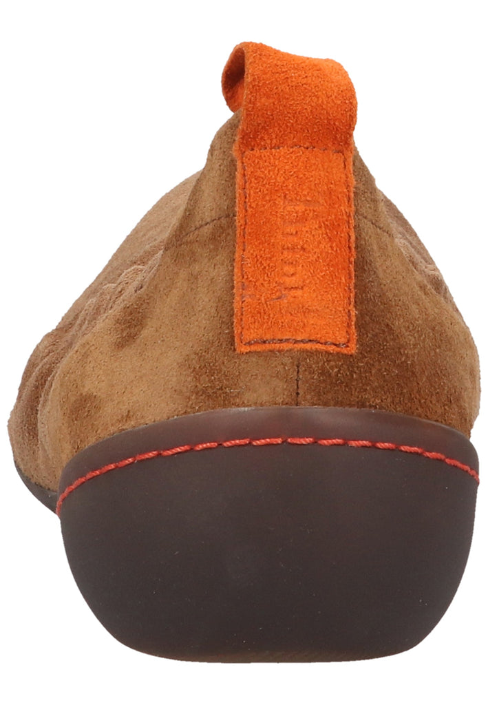 Think! Ballerinas Veloursleder Braun