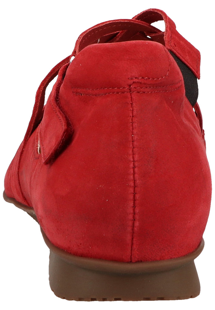 Think! Ballerinas Veloursleder Cherry