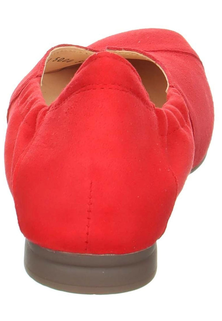 Think! Ballerinas Veloursleder Rot
