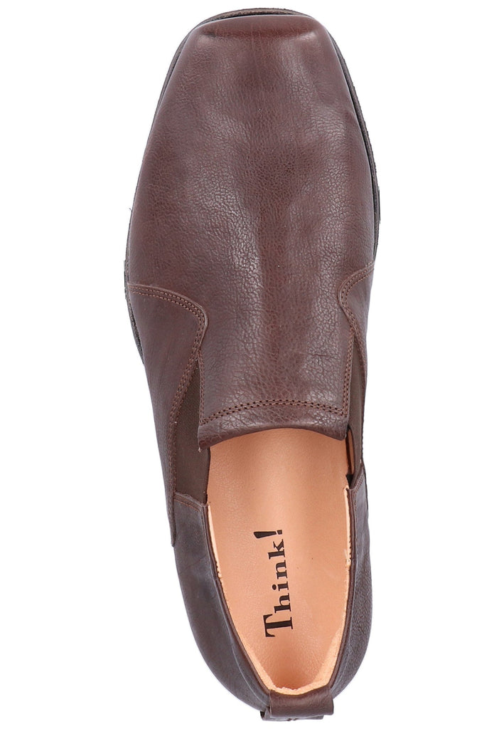 Think! Businessschuhe Glattleder Dunkelbraun