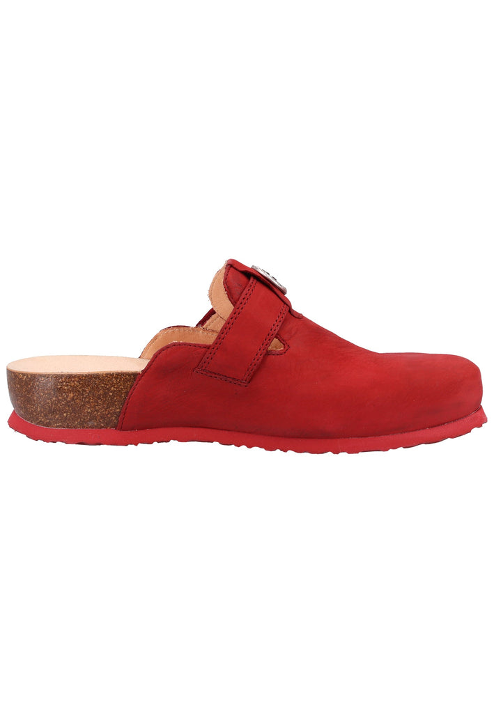 Think! Clogs Leder Rot