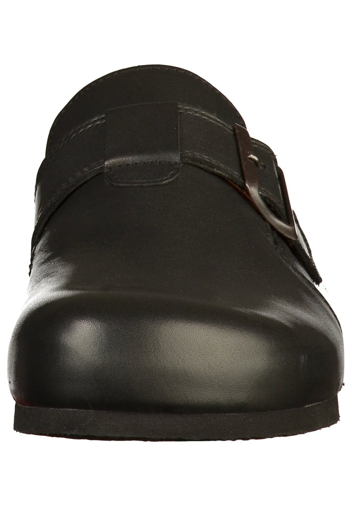 Think! Clogs Leder Schwarz
