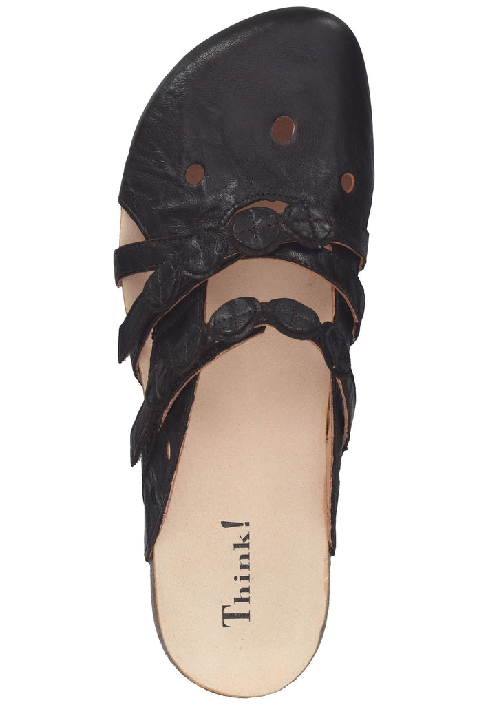 Think! Clogs Nappaleder Espresso