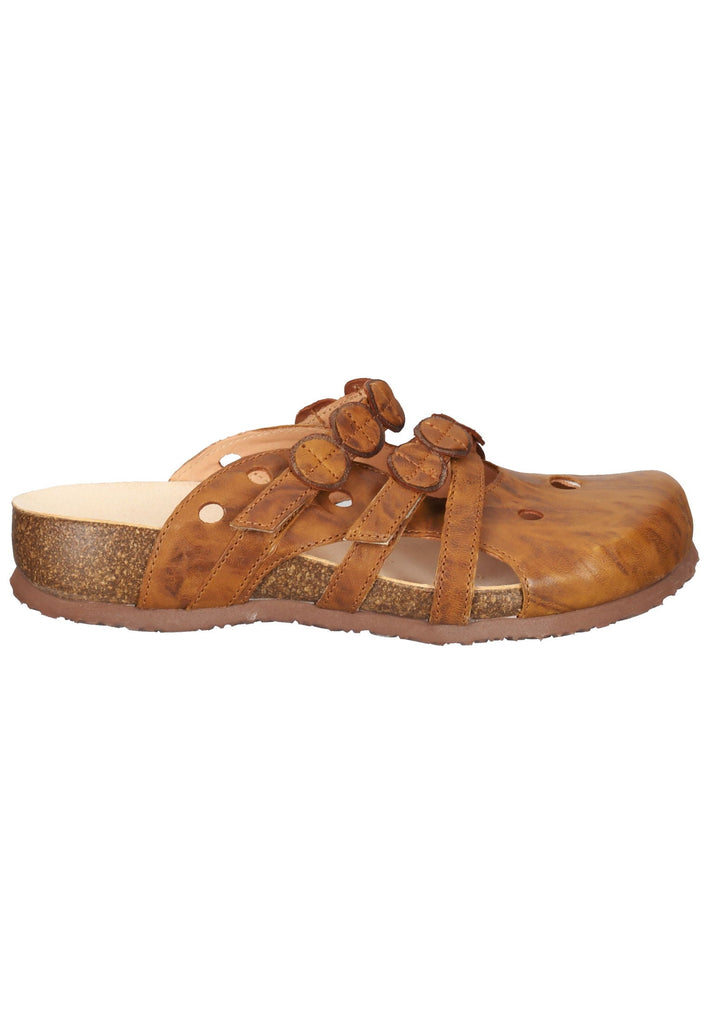 Think! Clogs Nappaleder Mustard