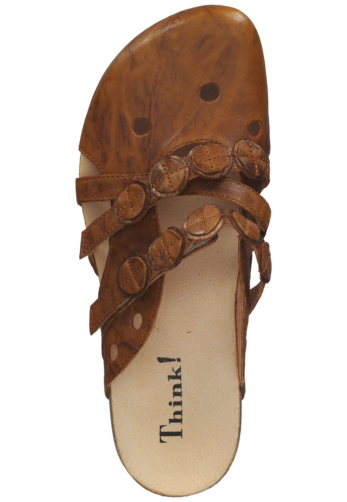 Think! Clogs Nappaleder Mustard