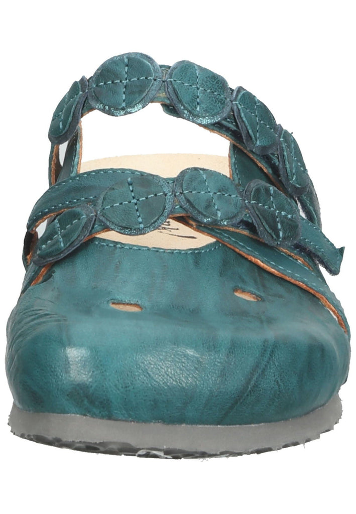 Think! Clogs Nappaleder Petrol