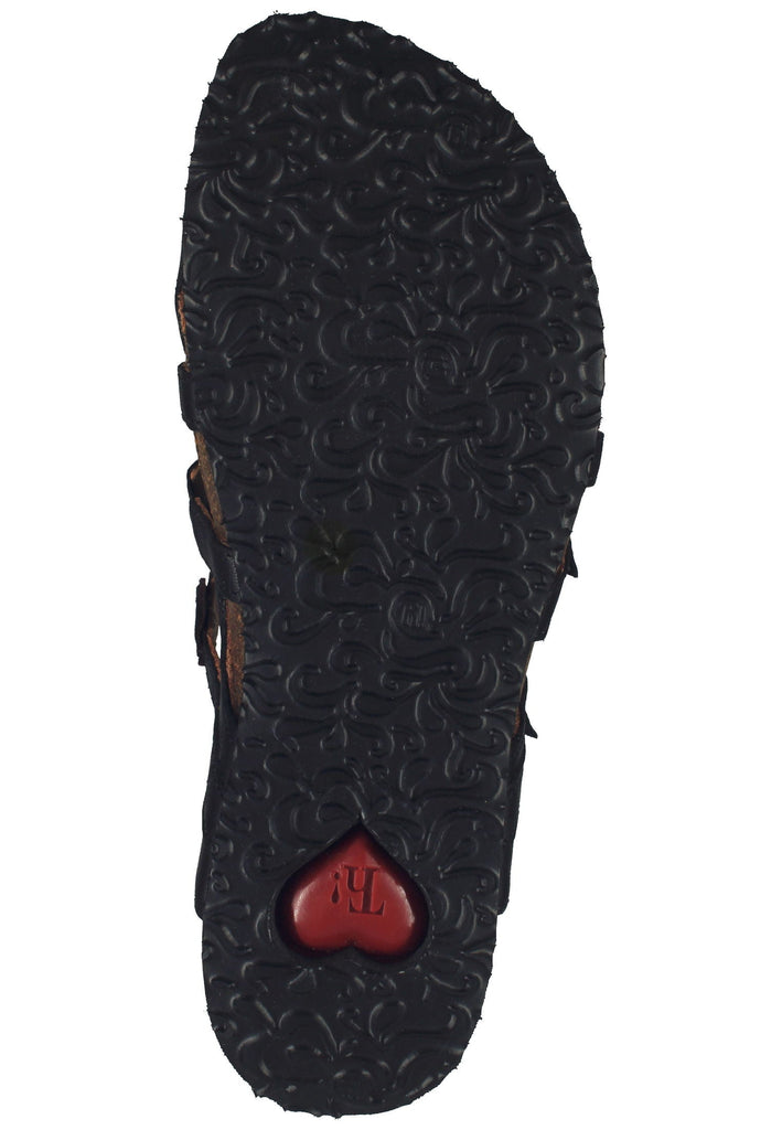 Think! Clogs Nappaleder Schwarz