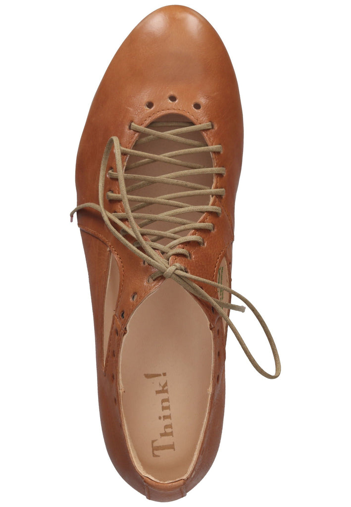 Think! Halbschuhe Glattleder Braun