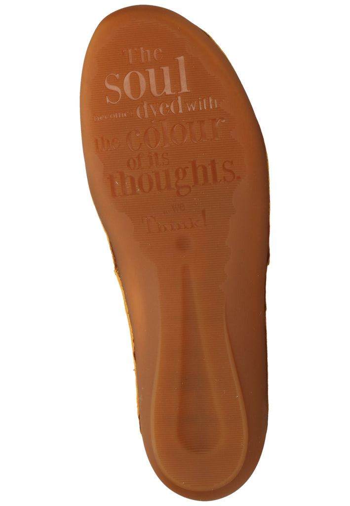 Think! Halbschuhe Glattleder Gelb