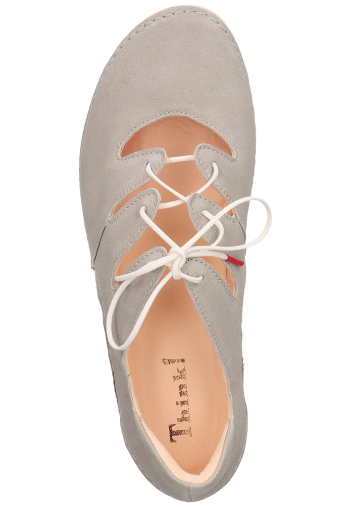 Think! Halbschuhe Glattleder Grau