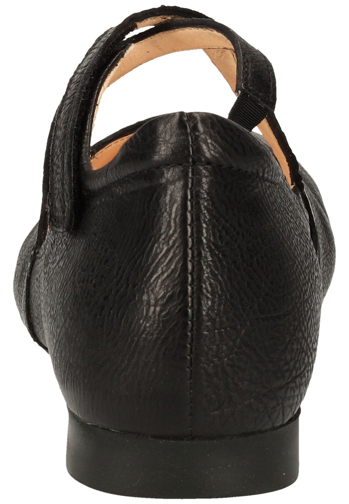 Think! Halbschuhe Glattleder Schwarz