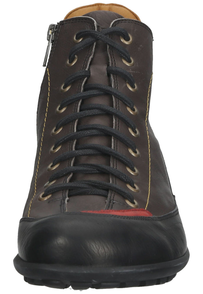 Think! Halbschuhe Glattleder Schwarz/Grau