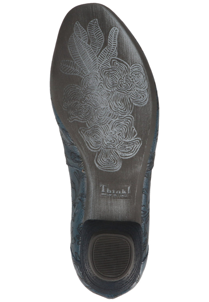 Think! Halbschuhe Leder Azur