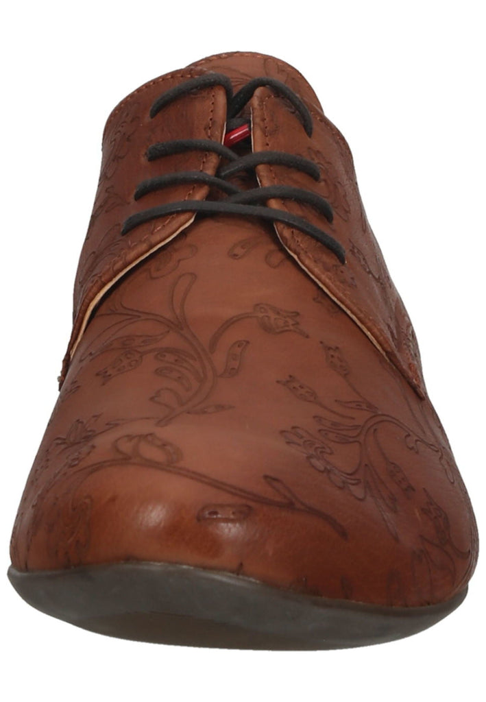 Think! Halbschuhe Leder Cognac