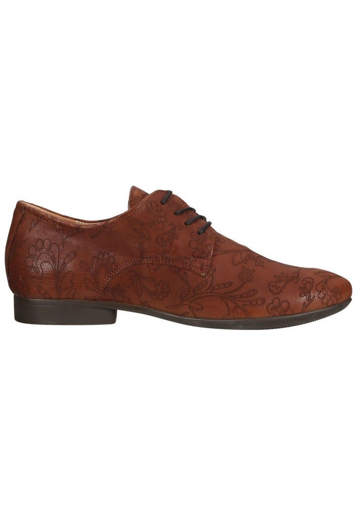 Think! Halbschuhe Leder Cognac
