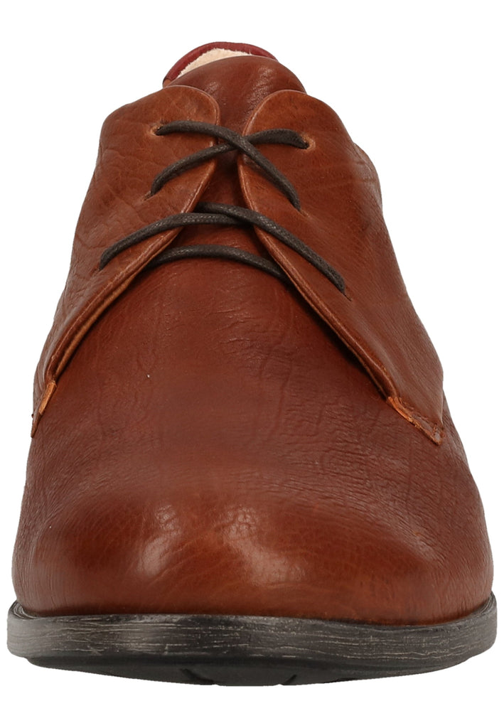 Think! Halbschuhe Leder Cognac