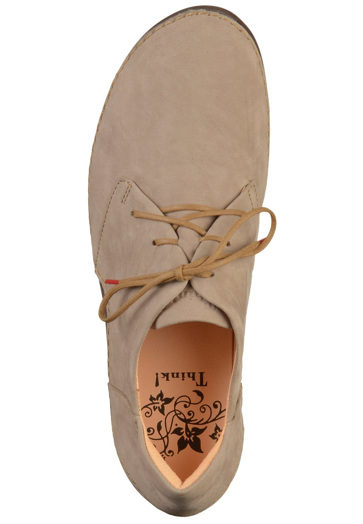 Think! Halbschuhe Leder Hellbraun