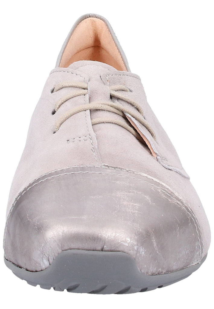 Think! Halbschuhe Leder Hellgrau