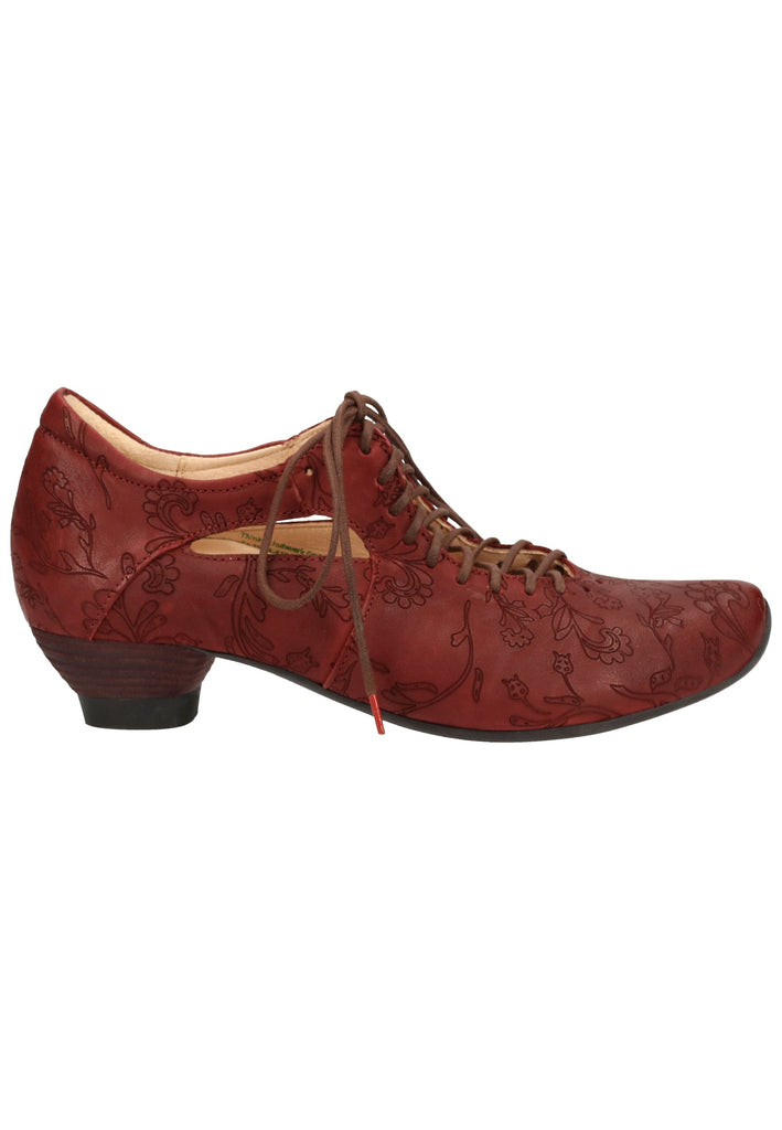 Think! Halbschuhe Leder Rot