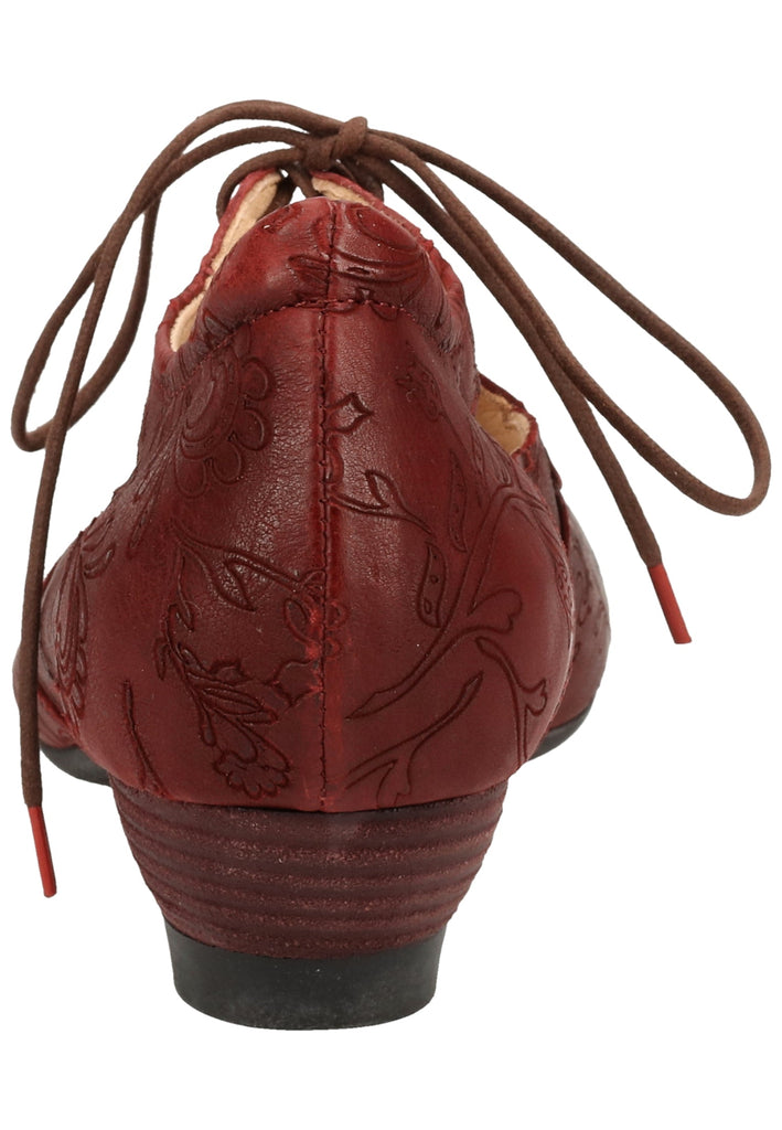 Think! Halbschuhe Leder Rot
