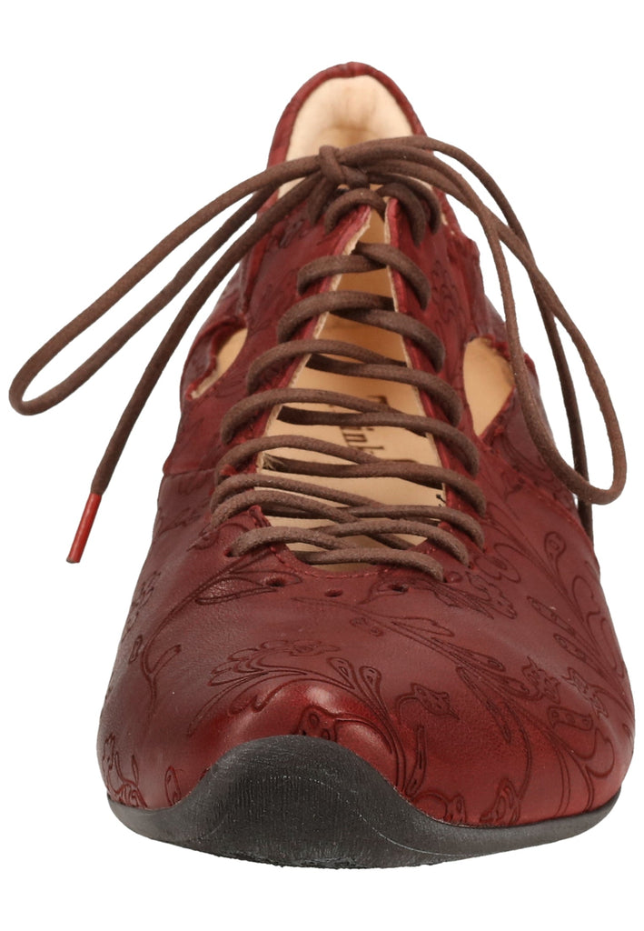 Think! Halbschuhe Leder Rot