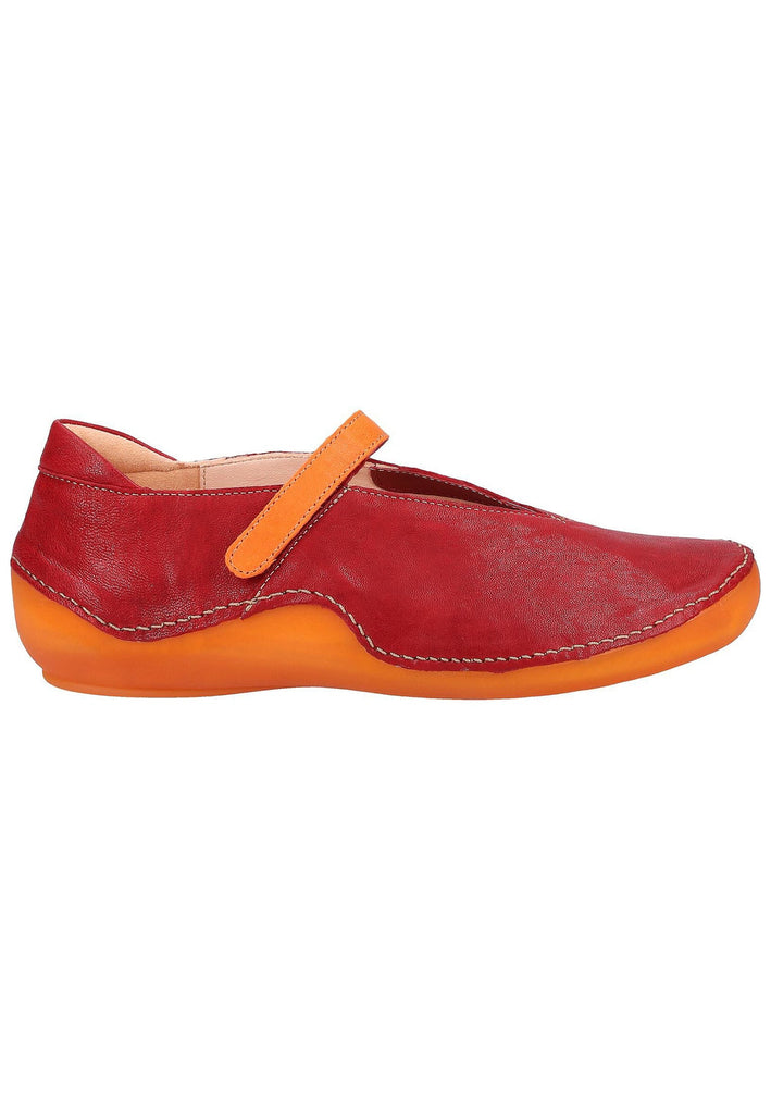 Think! Halbschuhe Leder Rot