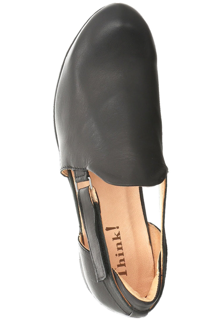 Think! Halbschuhe Leder Schwarz