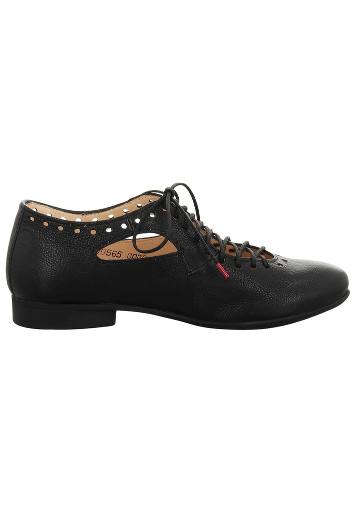 Think! Halbschuhe Leder Schwarz