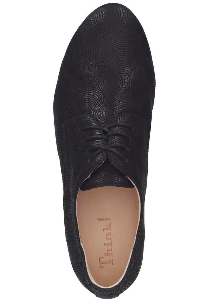 Think! Halbschuhe Leder Schwarz