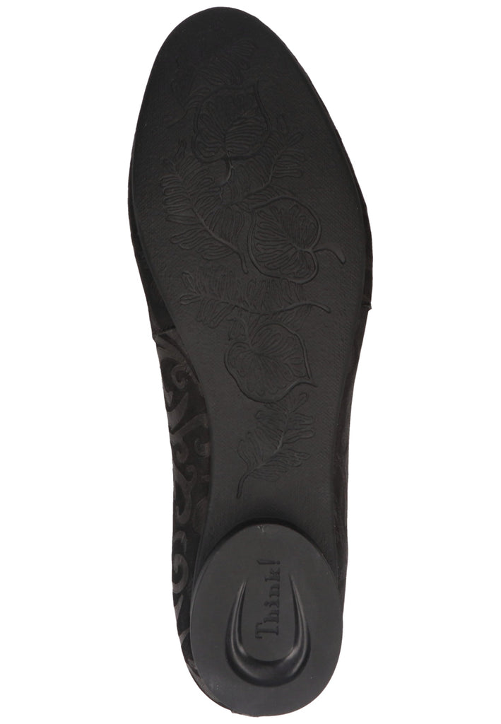 Think! Halbschuhe Leder Schwarz