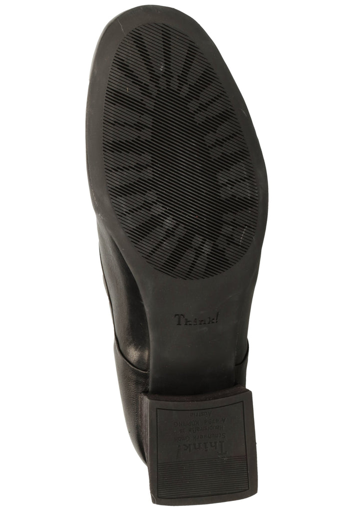 Think! Halbschuhe Leder Schwarz