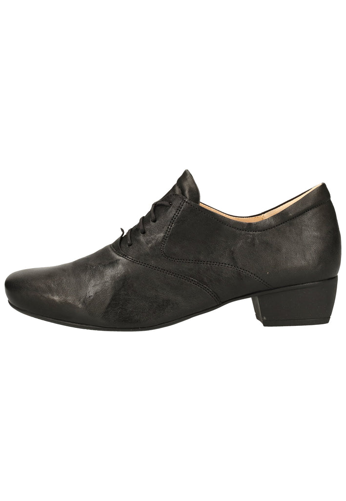 Think! Halbschuhe Leder Schwarz