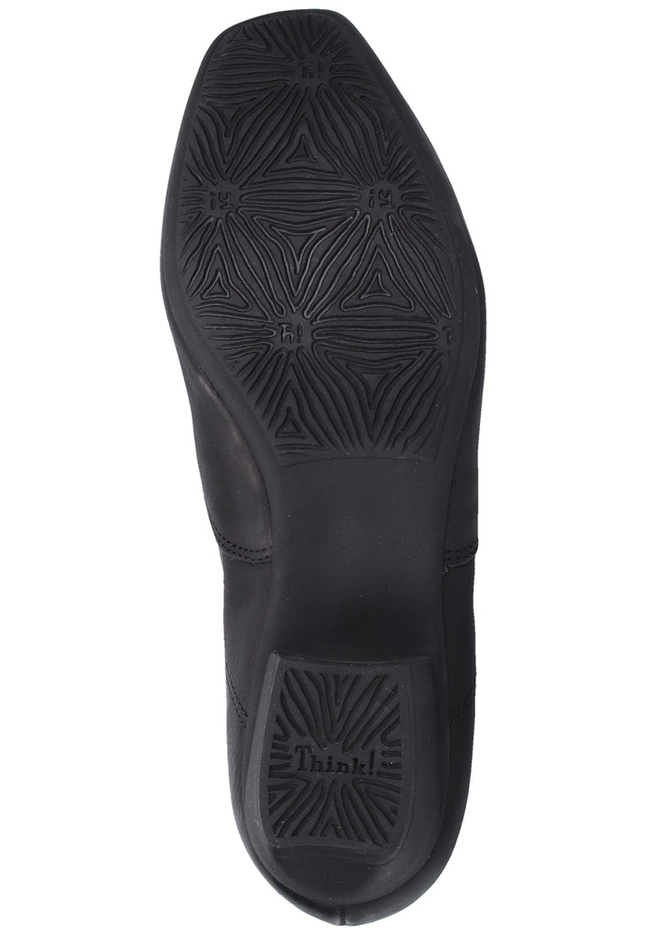 Think! Halbschuhe Leder Schwarz