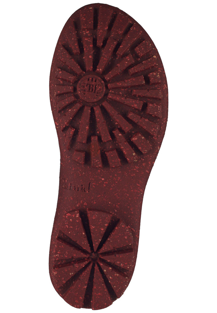 Think! Halbschuhe Leder Schwarz/Grau