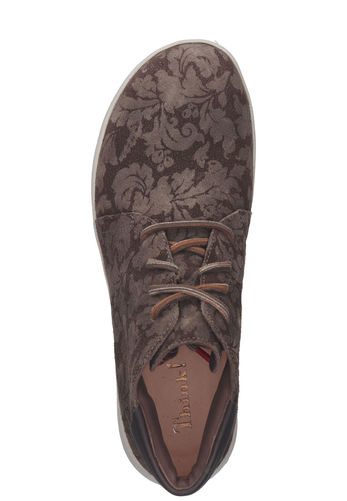 Think! Halbschuhe Leder Schwarz/Grau