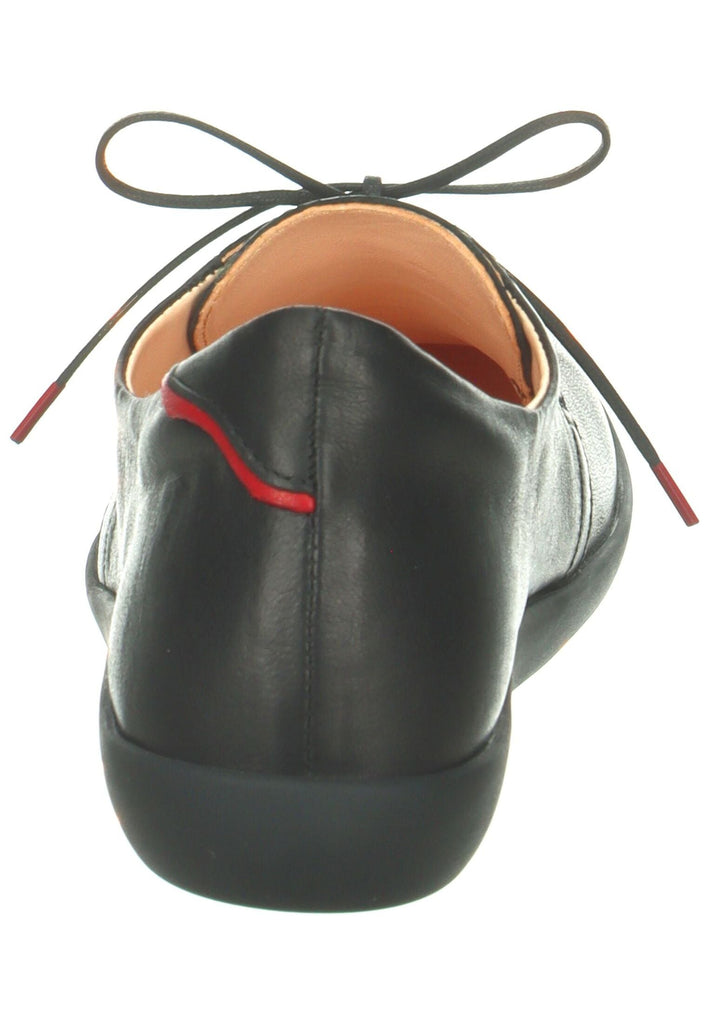 Think! Halbschuhe Leder Schwarz/Schwarz