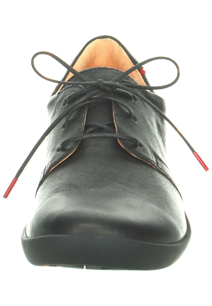 Think! Halbschuhe Leder Schwarz/Schwarz