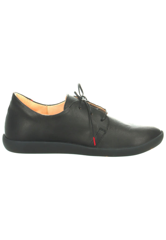 Think! Halbschuhe Leder Schwarz/Schwarz