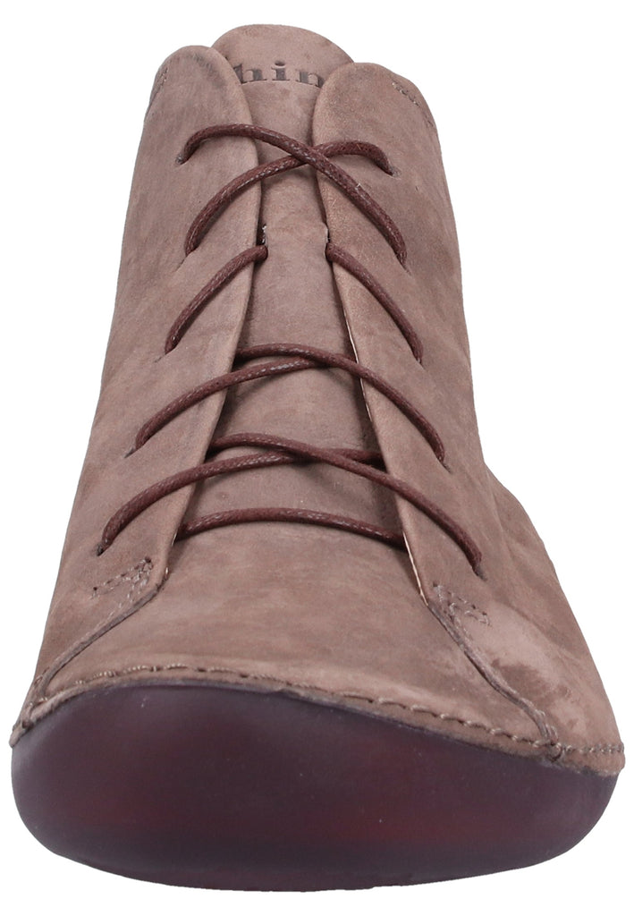 Think! Halbschuhe Leder Taupe