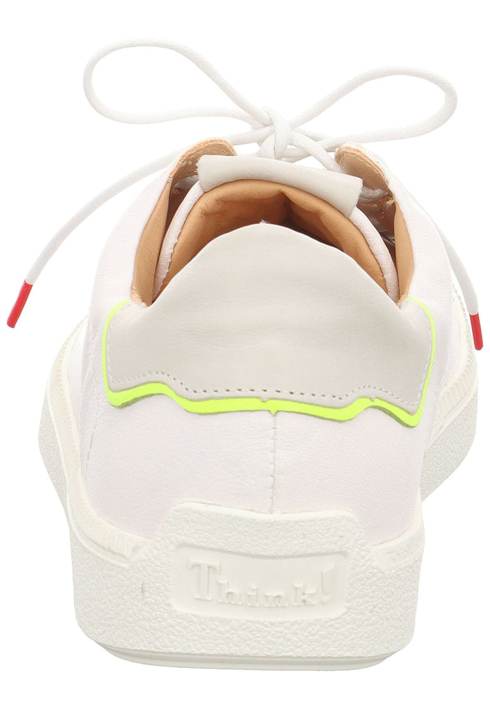 Think! Halbschuhe Leder/Textil Weiß/Weiß