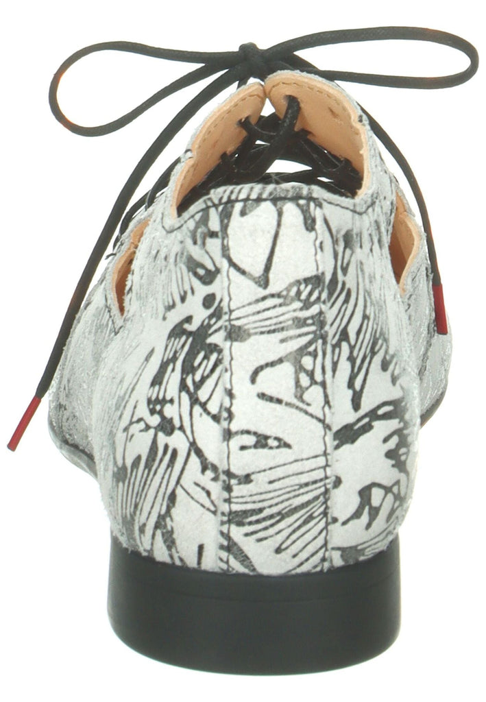 Think! Halbschuhe Leder Weiß Kombi