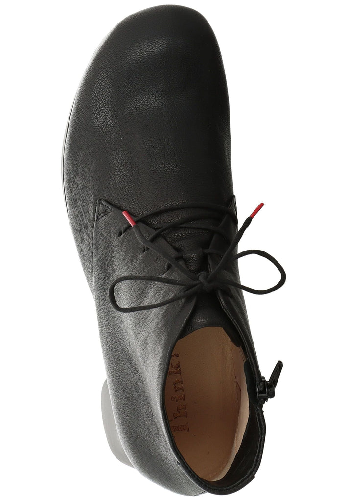 Think! Halbschuhe Nappaleder Schwarz