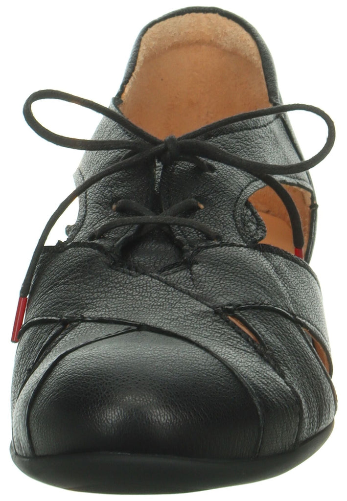 Think! Halbschuhe Nappaleder Schwarz/Schwarz