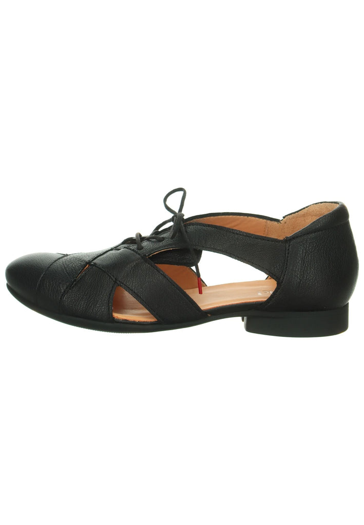 Halbschuhe Think! Halbschuhe Nappaleder Schwarz/Schwarz